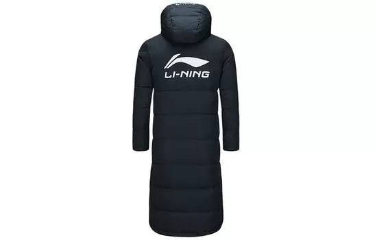 Пуховик мужской черный Lining, черный