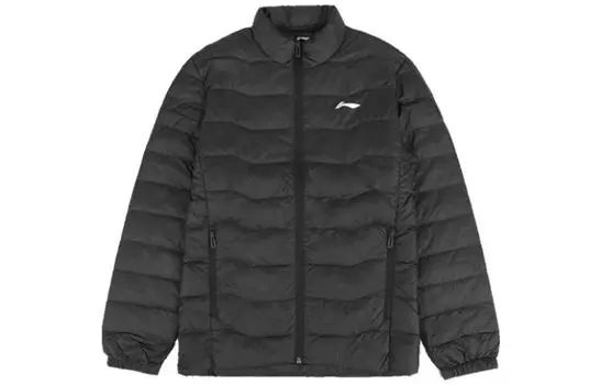 Пуховик мужской черный Lining, черный