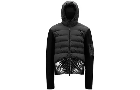 Пуховик мужской черный Moncler
