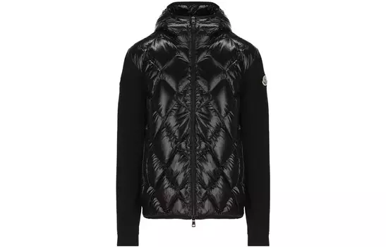Пуховик мужской черный Moncler