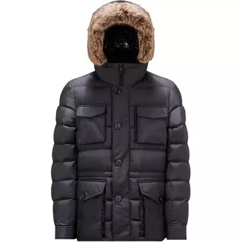 Пуховик мужской черный Moncler