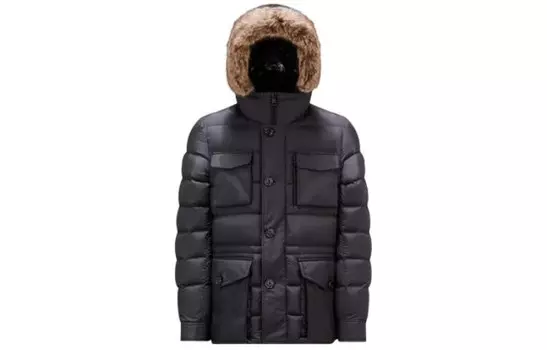 Пуховик мужской черный Moncler