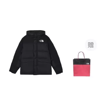 Пуховик мужской черный подарочный пакет The North Face