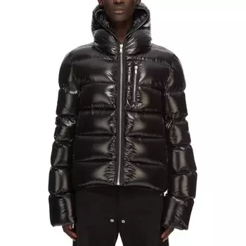 Пуховик мужской черный Rick Owens, черный