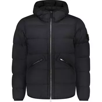 Пуховик мужской черный Stone Island, черный