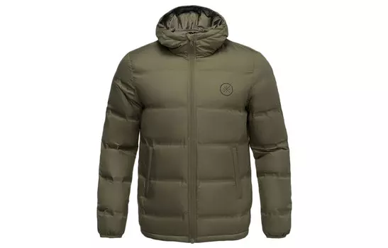 Пуховик мужской Deep Moss Green Lining, зеленый