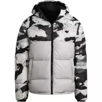 Пуховик мужской DOWN REGEN черный/белый/серый Adidas Originals, черный/белый/серый
