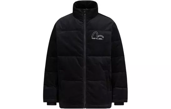 Пуховик мужской Evisu, черный