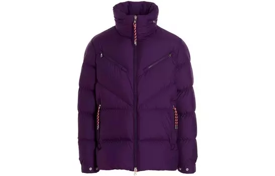 Пуховик мужской фиолетовый Moncler