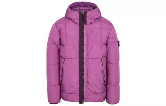 Пуховик мужской фиолетовый Stone Island, фиолетовый