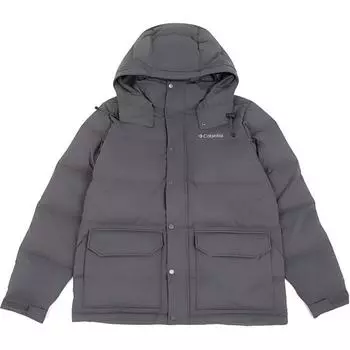 Пуховик мужской городской серый Columbia