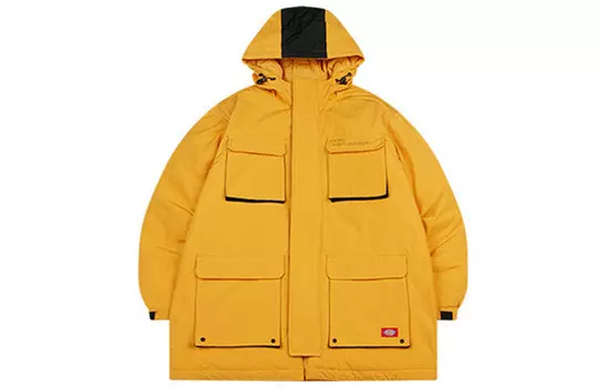 Пуховик мужской хаки Dickies, желтый