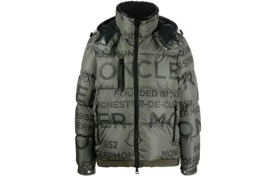 Пуховик мужской хаки Moncler