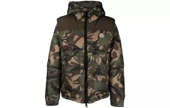 Пуховик мужской хаки Moncler