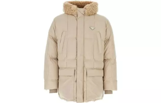 Пуховик мужской хаки Prada, хаки
