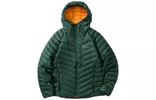 Пуховик мужской Jack Wolfskin, цвет Dark olive green/4161
