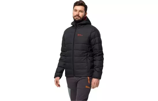 Пуховик мужской Jack Wolfskin, цвет Gray-black /6350