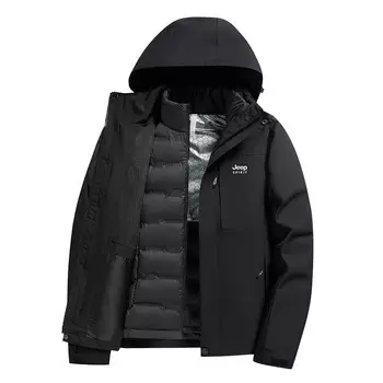 Пуховик мужской Jeep Spirit, черный