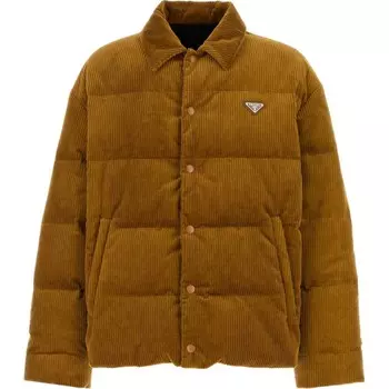 Пуховик мужской карамельный Prada, цвет Caramel