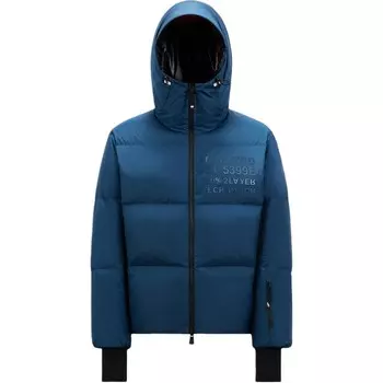 Пуховик мужской кобальтово-синий Moncler