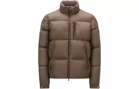 Пуховик мужской коричневый Moncler