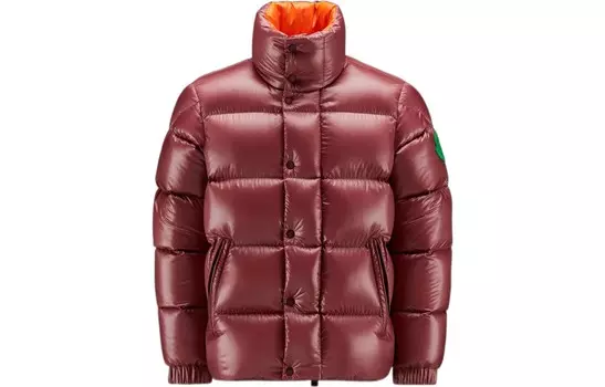 Пуховик мужской коричневый Moncler