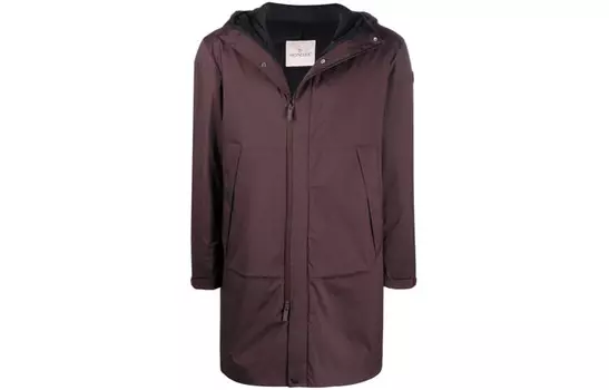 Пуховик мужской коричневый Moncler