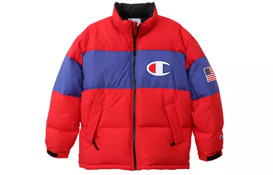 Пуховик мужской красный Champion, красный