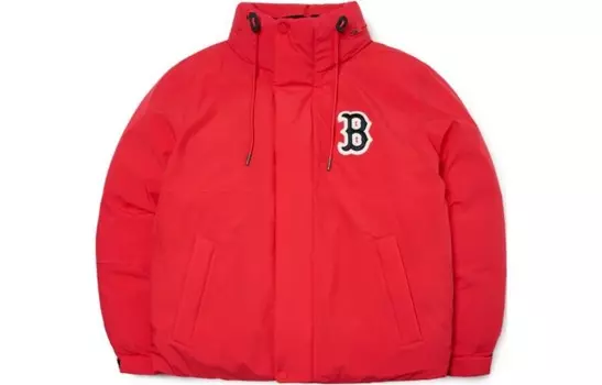 Пуховик мужской красный Mlb