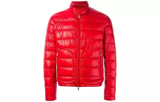 Пуховик мужской красный Moncler