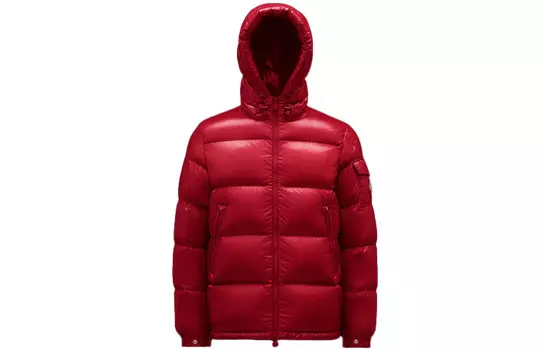 Пуховик мужской красный Moncler