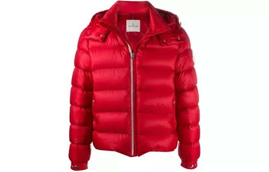 Пуховик мужской красный Moncler