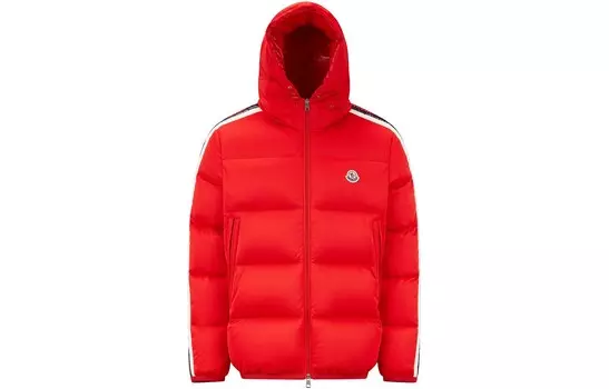 Пуховик мужской красный Moncler