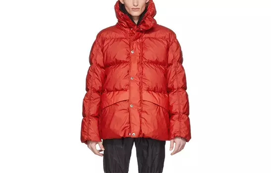 Пуховик мужской красный Moncler