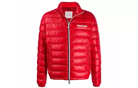 Пуховик мужской красный Moncler