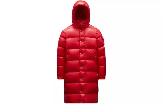 Пуховик мужской красный Moncler