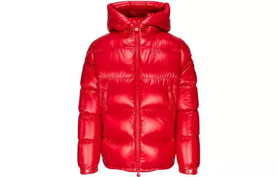 Пуховик мужской красный Moncler