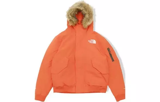 Пуховик мужской красный The North Face, красный