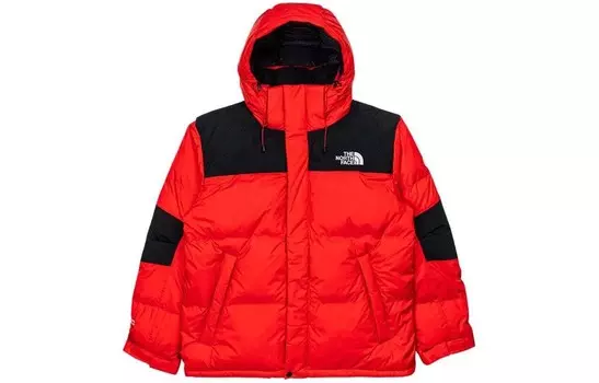 Пуховик мужской красный The North Face, красный