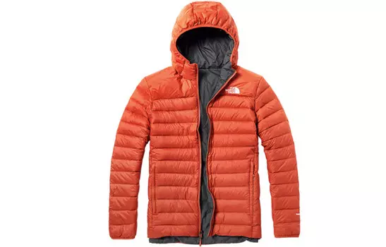 Пуховик мужской красный The North Face, красный