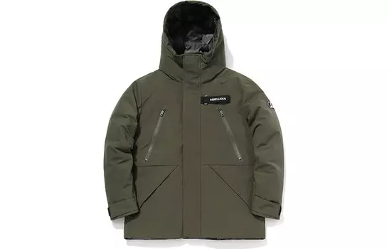 Пуховик мужской лесной зеленый Lining, зеленый