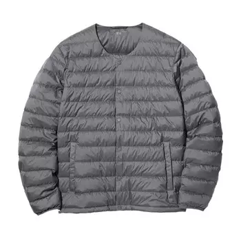 Пуховик мужской Mist Grey Uniqlo, серый