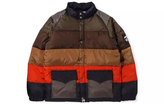 Пуховик мужской многоцветный A Bathing Ape, цвет Multicolor