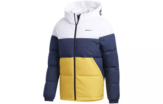 Пуховик мужской многоцветный Adidas Neo, цвет Multicolor