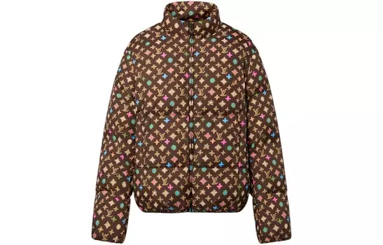 Пуховик мужской многоцветный Louis Vuitton, цвет Multicolor