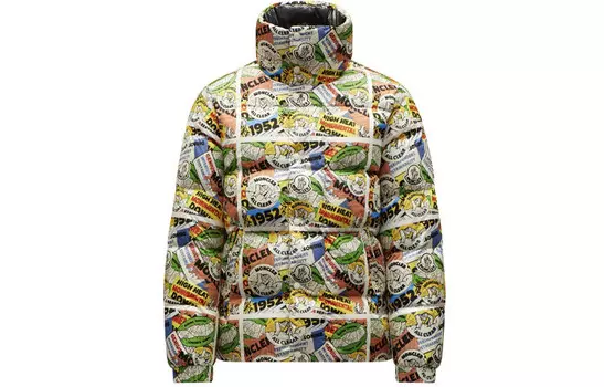 Пуховик мужской многоцветный Moncler, мультиколор