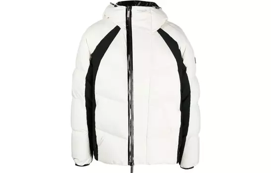 Пуховик мужской Moncler, белый / черный