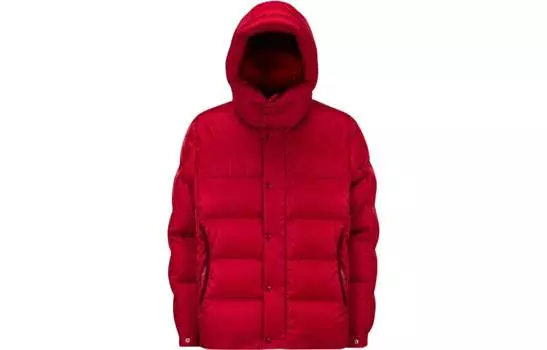 Пуховик мужской Moncler, красный