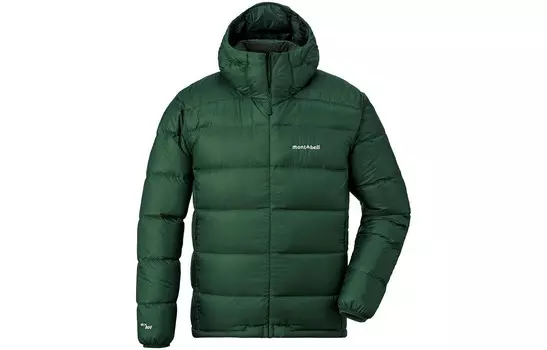 Пуховик мужской Montbell, цвет DKFO Dark Forest Green