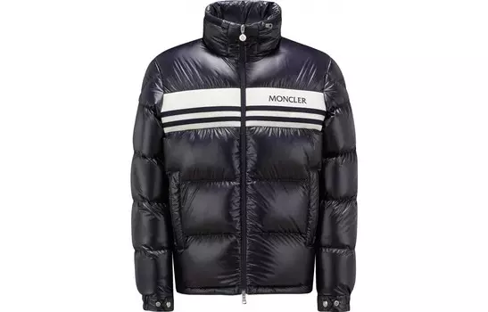 Пуховик мужской морской синий Moncler